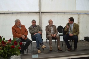 Talkrunde mit Herrn Bülow,  Dr. Hanebeck, W. Kniep, Herr Schmidt Gudow