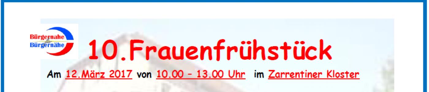 10. Frauenfrühstück